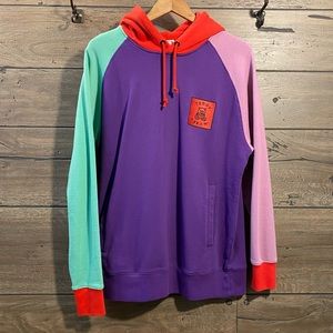 Teddy Fresh Color Block Hoodie